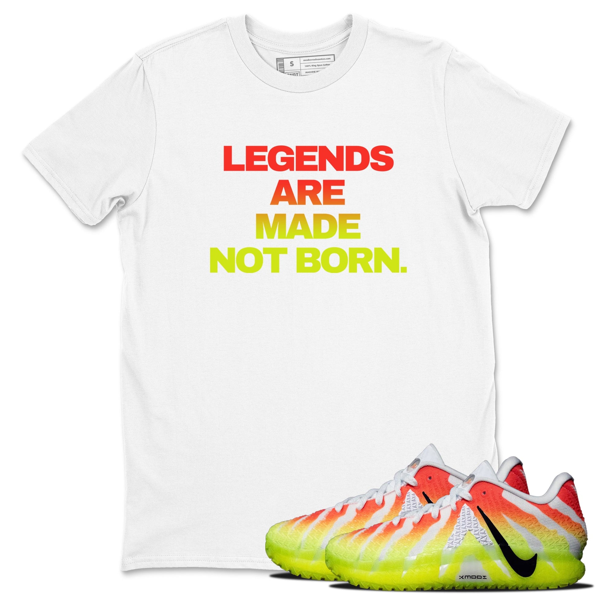 Sneaker Threads – Sneaker Tees To Match Nike JA 3 Under The Christmas Tree – Legends Are Made Not Born Graphic Tee White 1. Perfect for Jordan releases 2025 colorways. PerfecPerfect for Ja Morant sneaker releases and Christmas 2025 colorways.