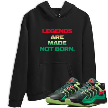 Sneaker Threads – Sneaker Tees To Match Nike KD 17 Easy Money Sniper – Legends Are Made Not Born Graphic Tee Black 1. Perfect for Jordan releases 2025 colorways. Perfect for Kevin Durant sneaker releases and Easy Money basketball colorways loved by hoopers in 2025.