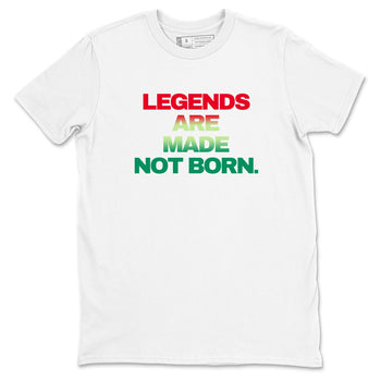 Sneaker Threads – Sneaker Tees To Match Nike KD 17 Easy Money Sniper – Legends Are Made Not Born Graphic Tee White 2. Perfect for Jordan releases 2025 colorways. Perfect for Kevin Durant sneaker releases and Easy Money basketball colorways loved by hoopers in 2025.