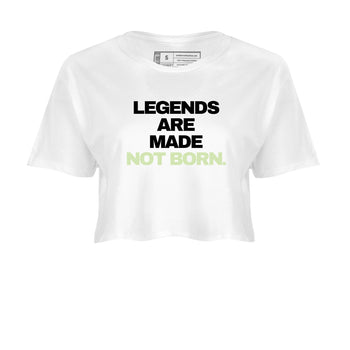Sneaker Threads – Sneaker Tees To Match Nike KD 18 Halloween – Legends Are Made Not Born Crop Tee White 2. Perfect for Jordan releases 2025 colorways. Perfect for Kevin Durant sneaker releases and Halloween 2025 colorways.