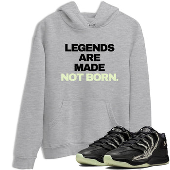 Sneaker Threads – Sneaker Tees To Match Nike KD 18 Halloween – Legends Are Made Not Born Graphic Tee Heather Grey 1. Perfect for Jordan releases 2025 colorways. Perfect for Kevin Durant sneaker releases and Halloween 2025 colorways.