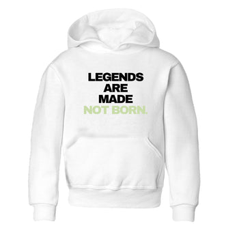 Sneaker Threads – Sneaker Tees To Match Nike KD 18 Halloween – Legends Are Made Not Born Youth Graphic Tee White 2. Perfect for Jordan releases 2025 colorways. Perfect for Kevin Durant sneaker releases and Halloween 2025 colorways.