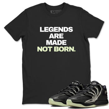 Sneaker Threads – Sneaker Tees To Match Nike KD 18 Halloween – Legends Are Made Not Born Graphic Tee Black 1. Perfect for Jordan releases 2025 colorways. Perfect for Kevin Durant sneaker releases and Halloween 2025 colorways.