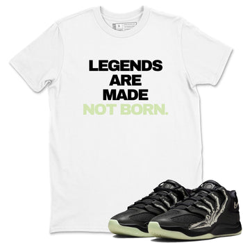 Sneaker Threads – Sneaker Tees To Match Nike KD 18 Halloween – Legends Are Made Not Born Graphic Tee White 1. Perfect for Jordan releases 2025 colorways. Perfect for Kevin Durant sneaker releases and Halloween 2025 colorways.