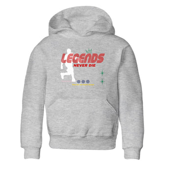 AF 3 Nigo shirtsto match jordans Legends Never Die sneaker match tees Air Force 3 Low x Nigo Blue Void and Tour Yellow match shoes to clothes SNRT Sneaker Tees Youth Baby Heather Grey 2 tee