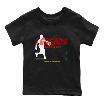 AF 3 Nigo shirtsto match jordans Legends Never Die sneaker match tees Air Force 3 Low x Nigo Blue Void and Tour Yellow match shoes to clothes SNRT Sneaker Tees Youth Baby Black 2 tee