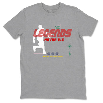 AF 3 Nigo shirtsto match jordans Legends Never Die sneaker match tees Air Force 3 Low x Nigo Blue Void and Tour Yellow match shoes to clothes SNRT Sneaker Tees unisex cotton Heather Grey 2 shirts