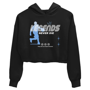 11s Legend Blue shirts to match jordans Legends Never Die sneaker match tees Air Jordan 11 Legend Blue match shoes to clothes SNRT Sneaker Tees unisex cotton Black 2 crop tee