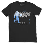 11s Legend Blue shirts to match jordans Legends Never Die sneaker match tees Air Jordan 11 Legend Blue match shoes to clothes SNRT Sneaker Tees unisex cotton Black 2 shirts