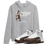 12s Baroque Brown shirts to match jordans Legends Never Die sneaker match tees Air Jordan 12 Baroque Brown match shoes to clothes SNRT Sneaker Tees unisex cotton Heather Grey 1 shirts