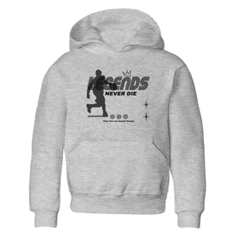 12s Black Wolf Grey shirts to match jordans Legends Never Die sneaker match tees Air Jordan 12 Black Wolf Grey match shoes to clothes SNRT Sneaker Tees Youth Baby Heather Grey 2 tee