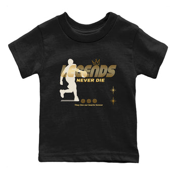 12s Phantom shirts to match jordans Legends Never Die sneaker match tees Air Jordan 12 WMNS Phantom match shoes to clothes SNRT Sneaker Tees Youth Baby Black 2 tee