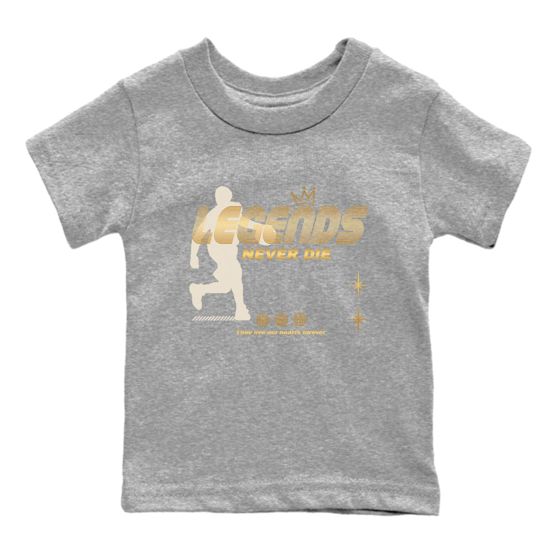 12s Phantom shirts to match jordans Legends Never Die sneaker match tees Air Jordan 12 WMNS Phantom match shoes to clothes SNRT Sneaker Tees Youth Baby Heather Grey 2 tee