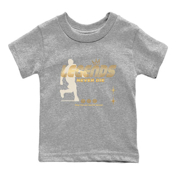 12s Phantom shirts to match jordans Legends Never Die sneaker match tees Air Jordan 12 WMNS Phantom match shoes to clothes SNRT Sneaker Tees Youth Baby Heather Grey 2 tee