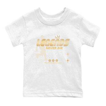 12s Phantom shirts to match jordans Legends Never Die sneaker match tees Air Jordan 12 WMNS Phantom match shoes to clothes SNRT Sneaker Tees Youth Baby White 2 tee