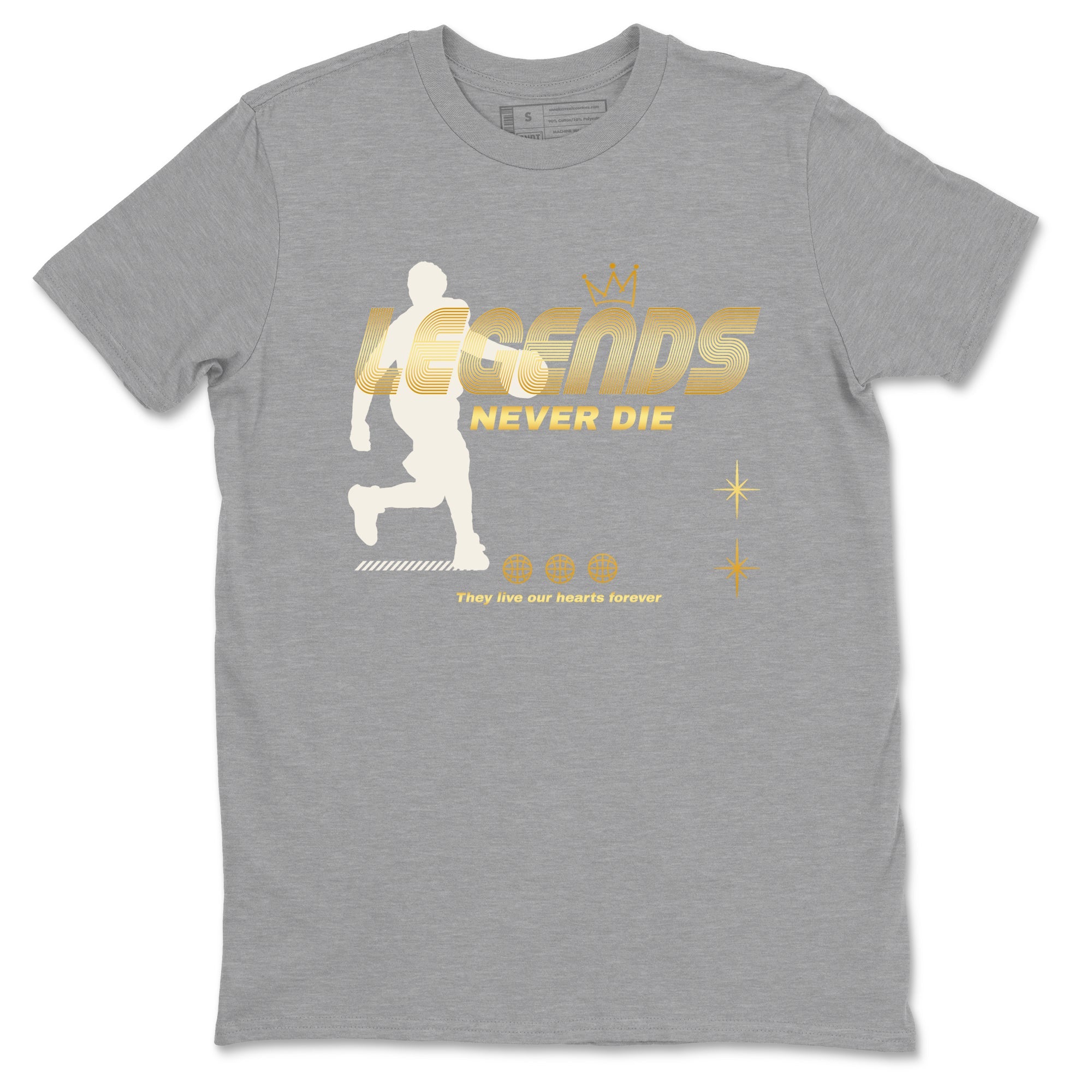 12s Phantom shirts to match jordans Legends Never Die sneaker match tees Air Jordan 12 WMNS Phantom match shoes to clothes SNRT Sneaker Tees unisex cotton Heather Grey 2 shirts