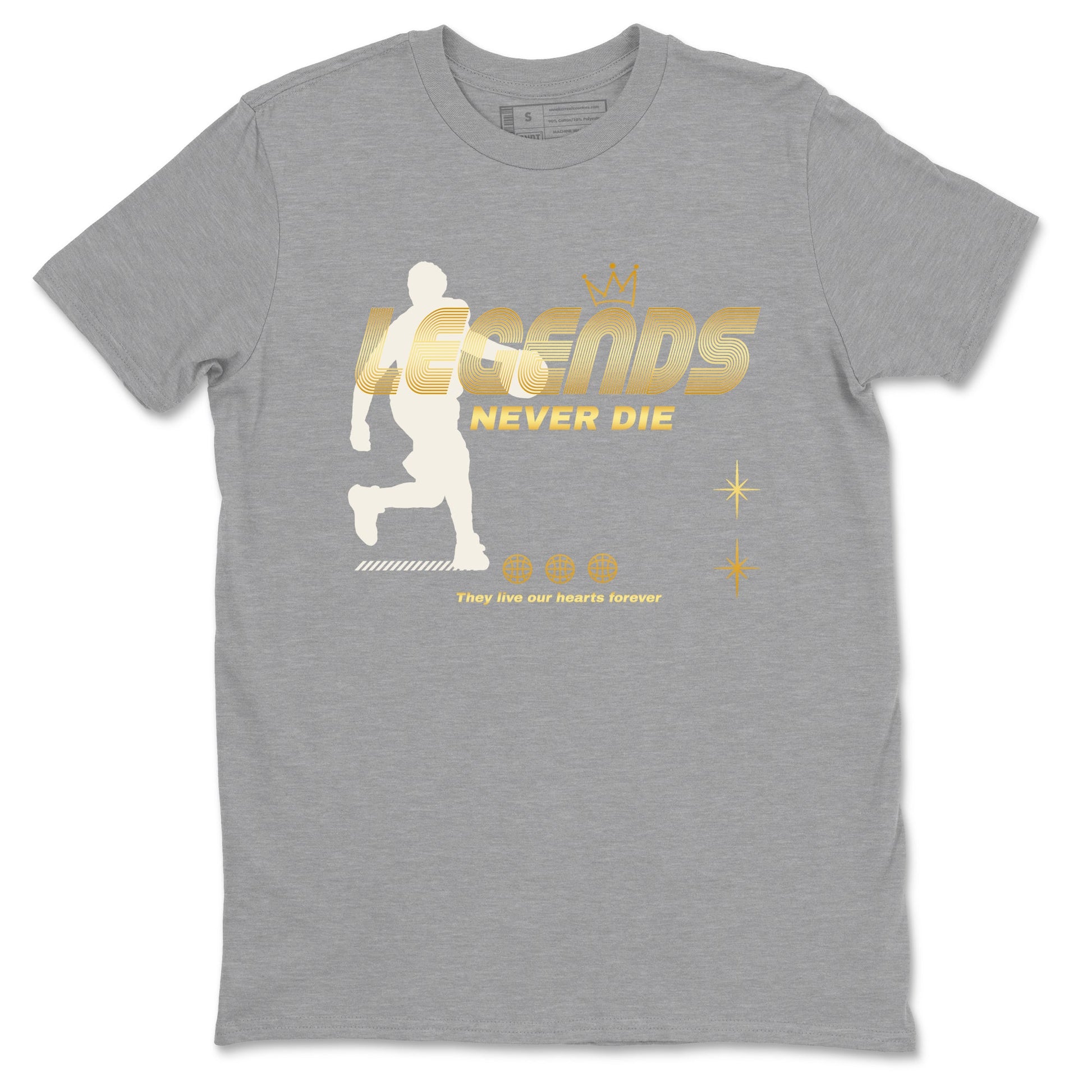 12s Phantom shirts to match jordans Legends Never Die sneaker match tees Air Jordan 12 WMNS Phantom match shoes to clothes SNRT Sneaker Tees unisex cotton Heather Grey 2 shirts