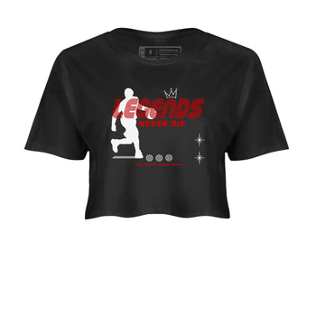 Air Jordan 14 Black Toe t shirts to match sneakers Legends Never Die sneaker match tees 14s Black Toe sneaker match tee SNRT Sneaker Tees unisex cotton Black 2 crop tee