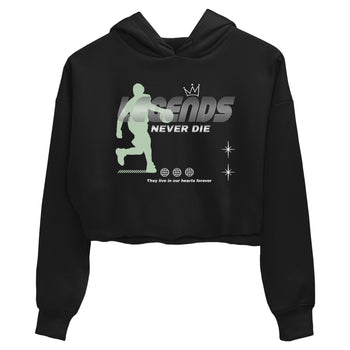 4s seafoam shirts to match jordans Legends Never Die sneaker match tees Air Jordan 4 Abundance match shoes to clothes SNRT Sneaker Tees unisex cotton Black 2 crop tee