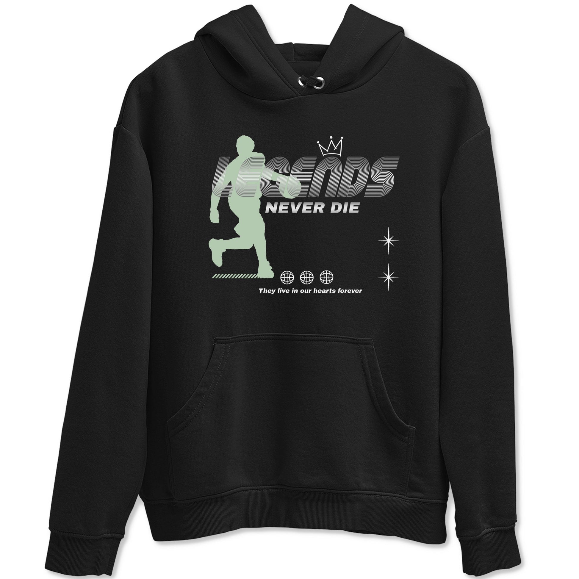 4s seafoam shirts to match jordans Legends Never Die sneaker match tees Air Jordan 4 Abundance match shoes to clothes SNRT Sneaker Tees unisex cotton Black 2 shirts