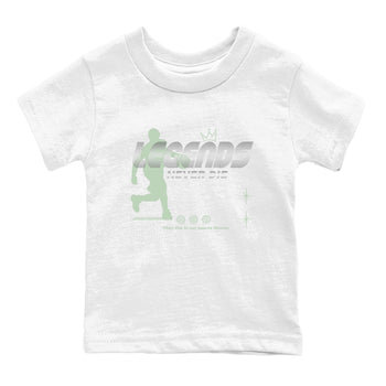 4s seafoam shirts to match jordans Legends Never Die sneaker match tees Air Jordan 4 Abundance match shoes to clothes SNRT Sneaker Tees Youth Baby White 2 tee