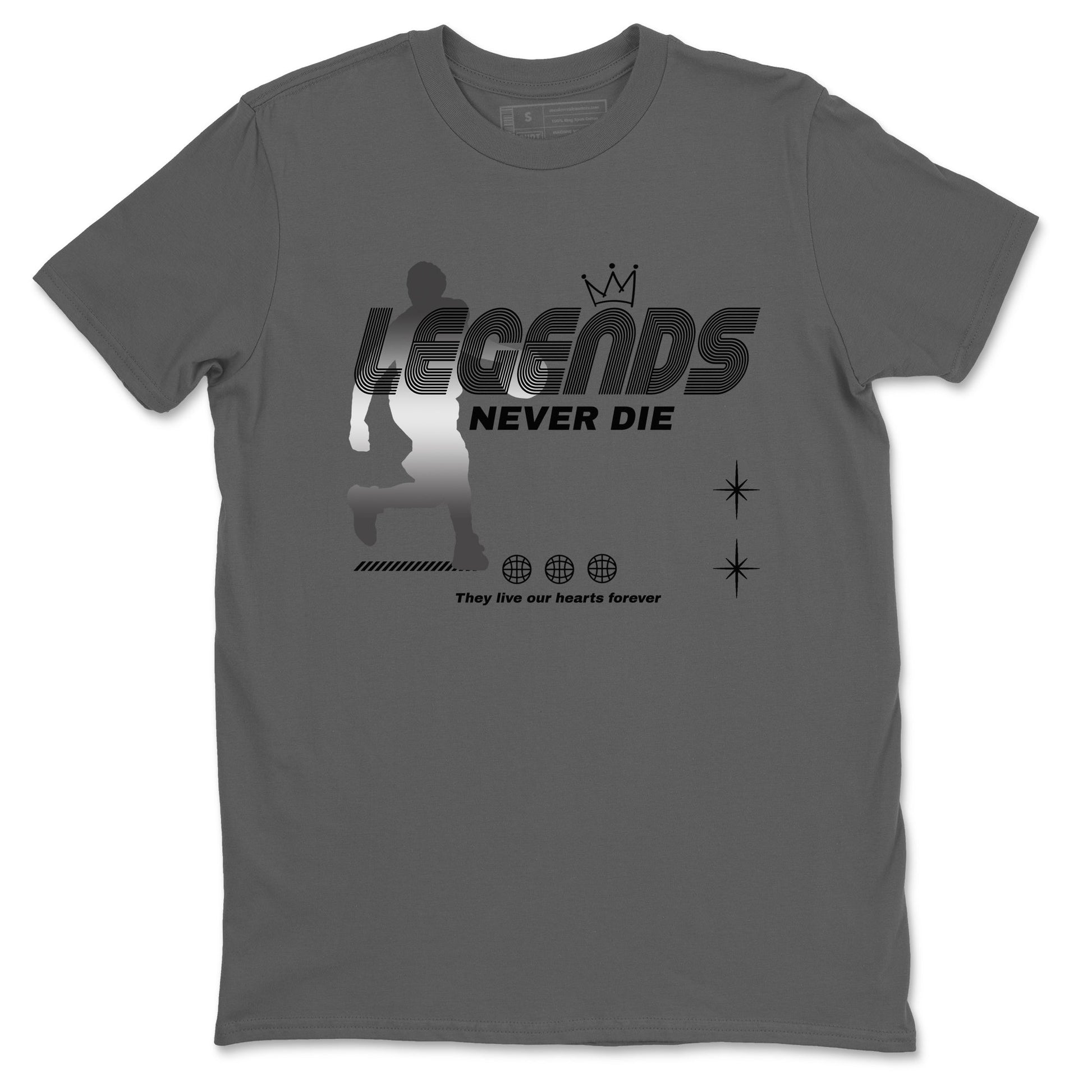 4s Black Cat shirts to match jordans Legends Never Die sneaker match tees Air Jordan 4 Black Cat match shoes to clothes SNRT Sneaker Tees unisex cotton Cool Grey 2 shirts