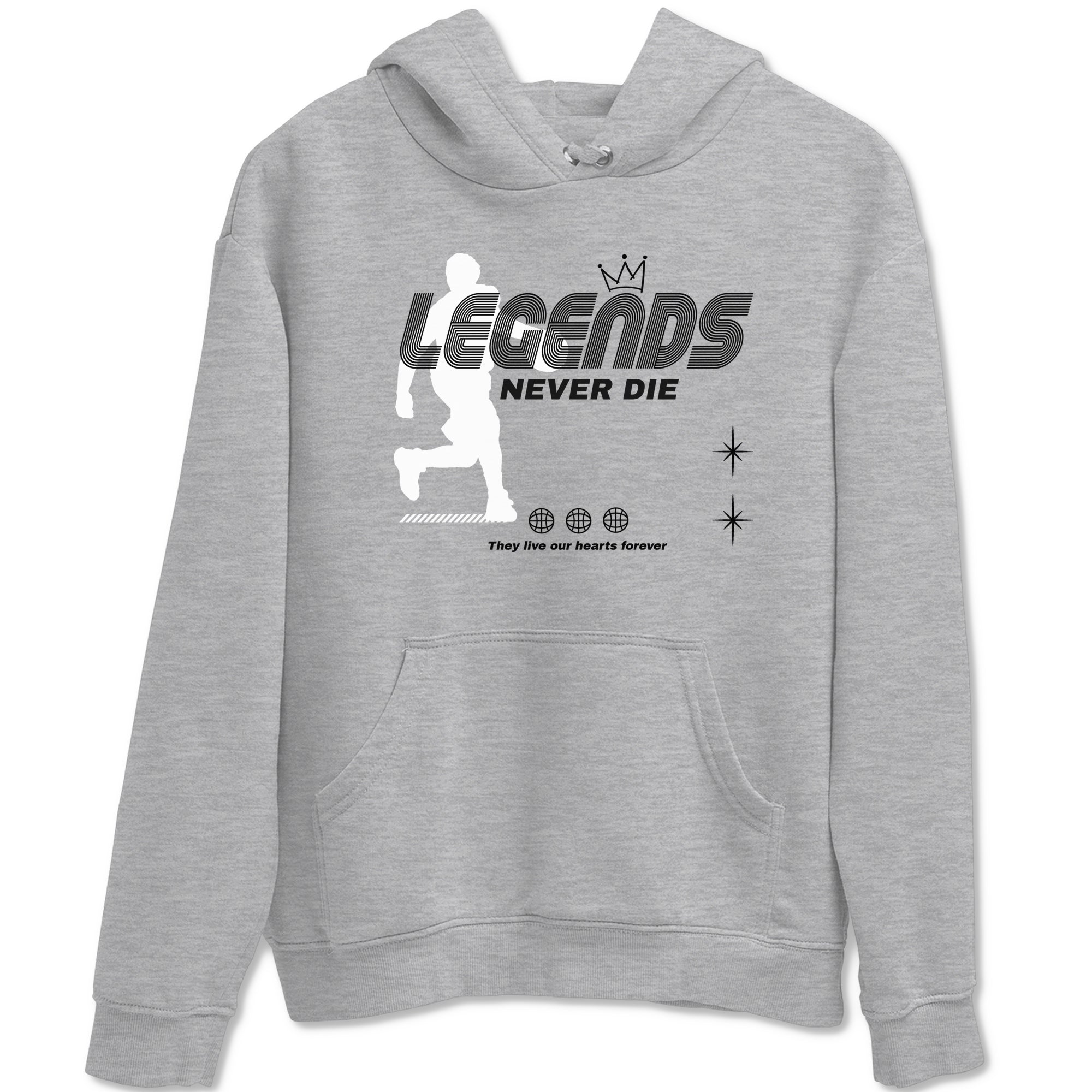 4s Fear shirts to match jordans Legends Never Die sneaker match tees Air Jordan 4 Retro Fear match shoes to clothes SNRT Sneaker Tees unisex cotton Heather Grey 2 shirts