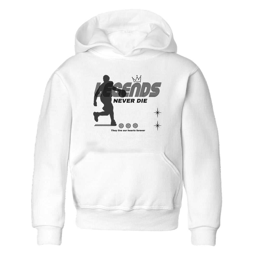 4s Fear shirts to match jordans Legends Never Die sneaker match tees Air Jordan 4 Retro Fear match shoes to clothes SNRT Sneaker Tees Youth Baby White 2 tee