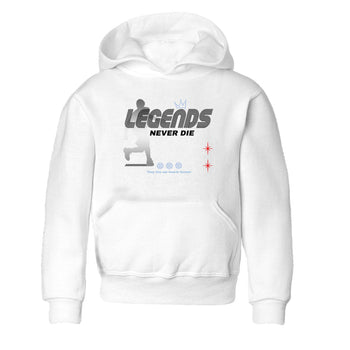 5s Black Metallic Reimagined shirts to match jordans Legends Never Die best t shirts to wear with jordans Air Jordan 5 Reimagined match shoes to clothes SNRT Sneaker Tees Youth Baby White 2 tee