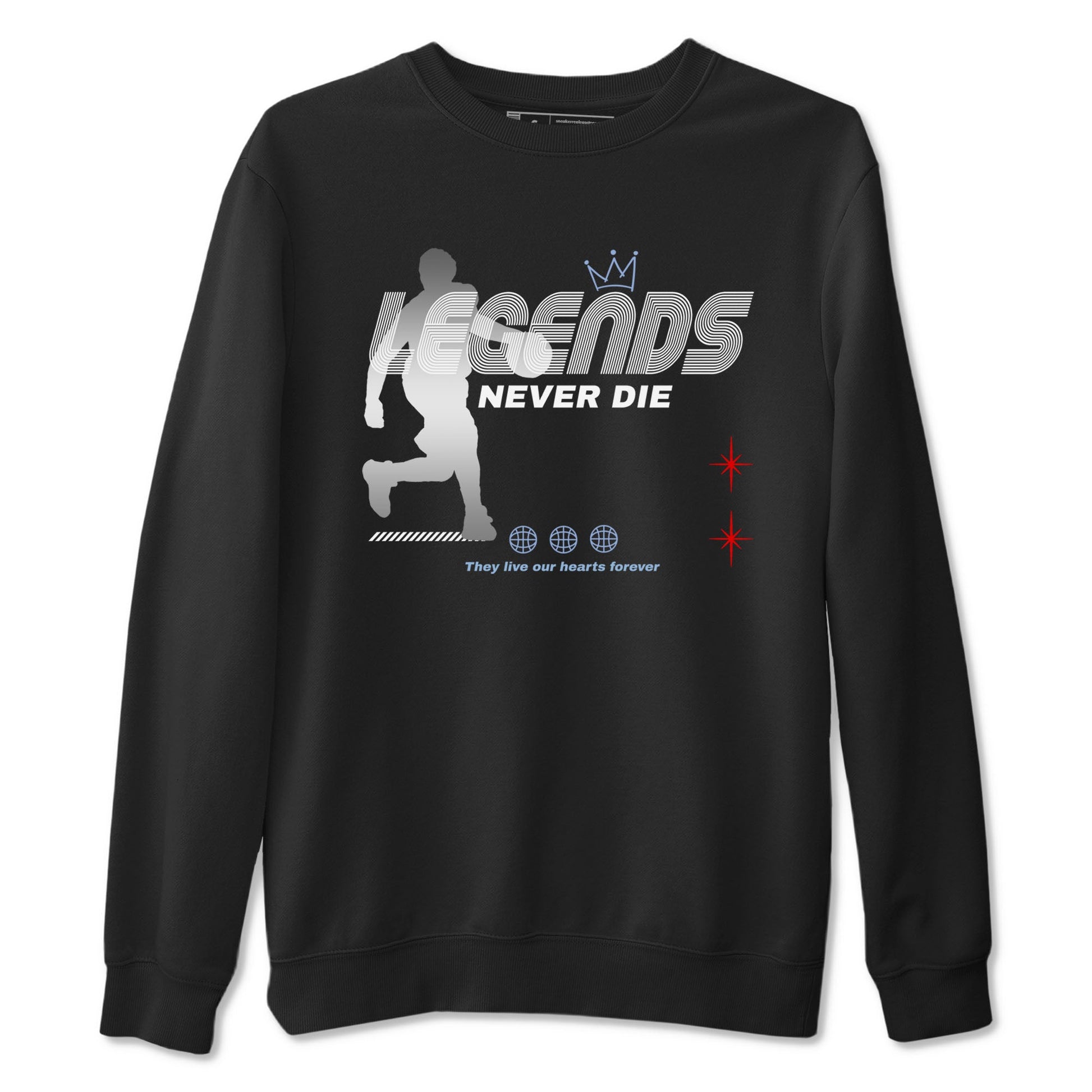 5s Black Metallic Reimagined shirts to match jordans Legends Never Die best t shirts to wear with jordans Air Jordan 5 Reimagined match shoes to clothes SNRT Sneaker Tees unisex cotton Black 2 shirts