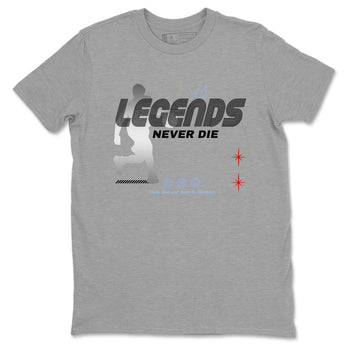 5s Black Metallic Reimagined shirts to match jordans Legends Never Die best t shirts to wear with jordans Air Jordan 5 Reimagined match shoes to clothes SNRT Sneaker Tees unisex cotton Heather Grey 2 shirts