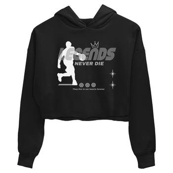 9s Cool Grey shirts to match jordans Legends Never Die sneaker match tees Air Jordan 9 Retro Cool Grey match shoes to clothes SNRT Sneaker Tees unisex cotton Black 2 crop tee