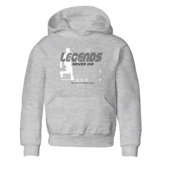9s Cool Grey shirts to match jordans Legends Never Die sneaker match tees Air Jordan 9 Retro Cool Grey match shoes to clothes SNRT Sneaker Tees Youth Baby Heather Grey 2 tee