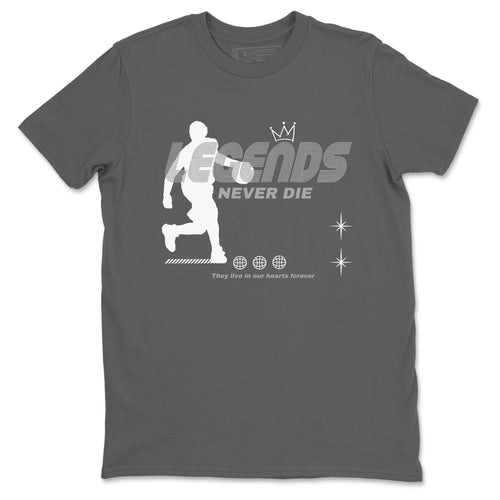 9s Cool Grey shirts to match jordans Legends Never Die sneaker match tees Air Jordan 9 Retro Cool Grey match shoes to clothes SNRT Sneaker Tees unisex cotton Cool Grey 2 shirts