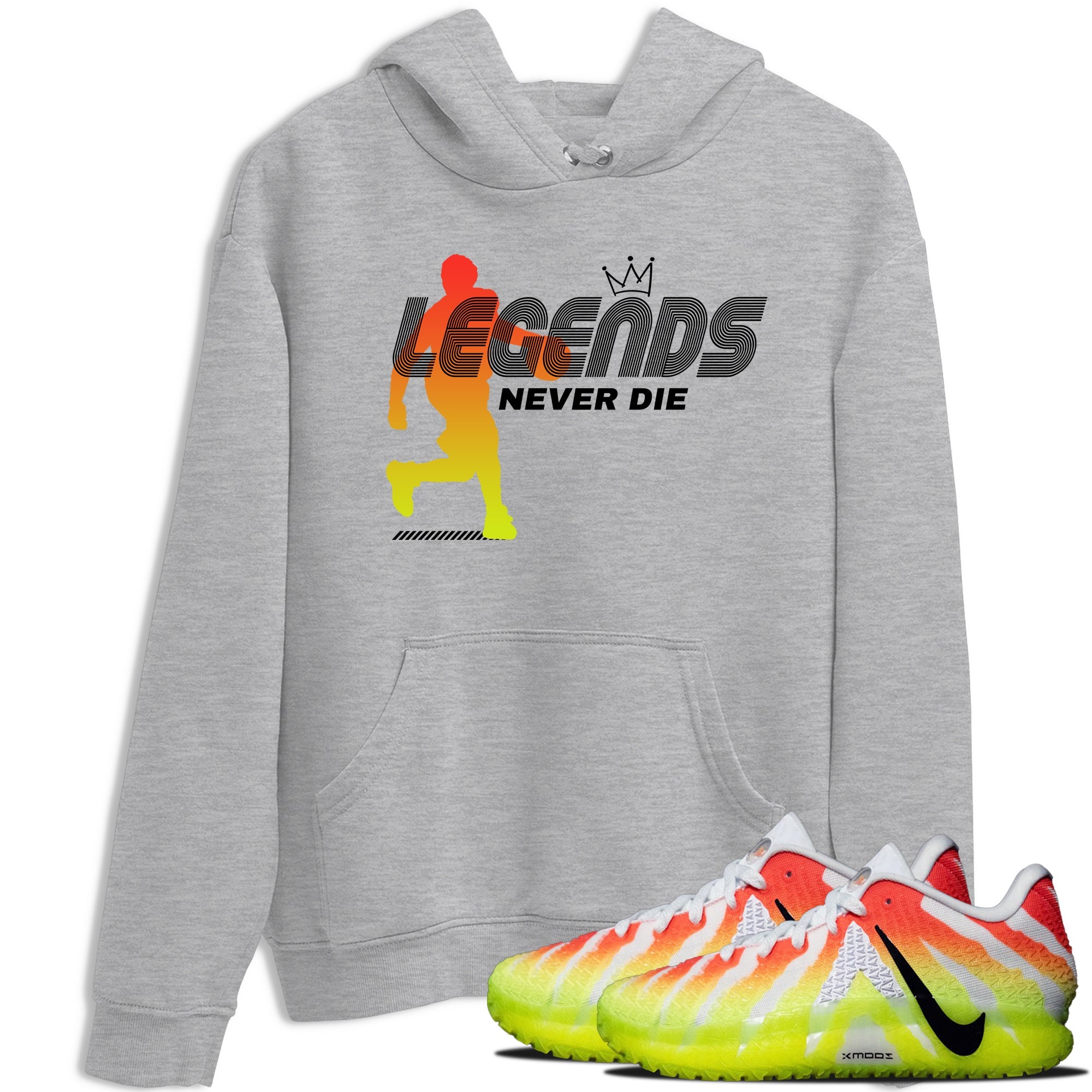 Sneaker match tees – Sneaker Tees To Match Nike JA 3 Under The Christmas Tree JA 3 'Snowed In'  Shoes – Legends Never Die Tee Heather Grey 1