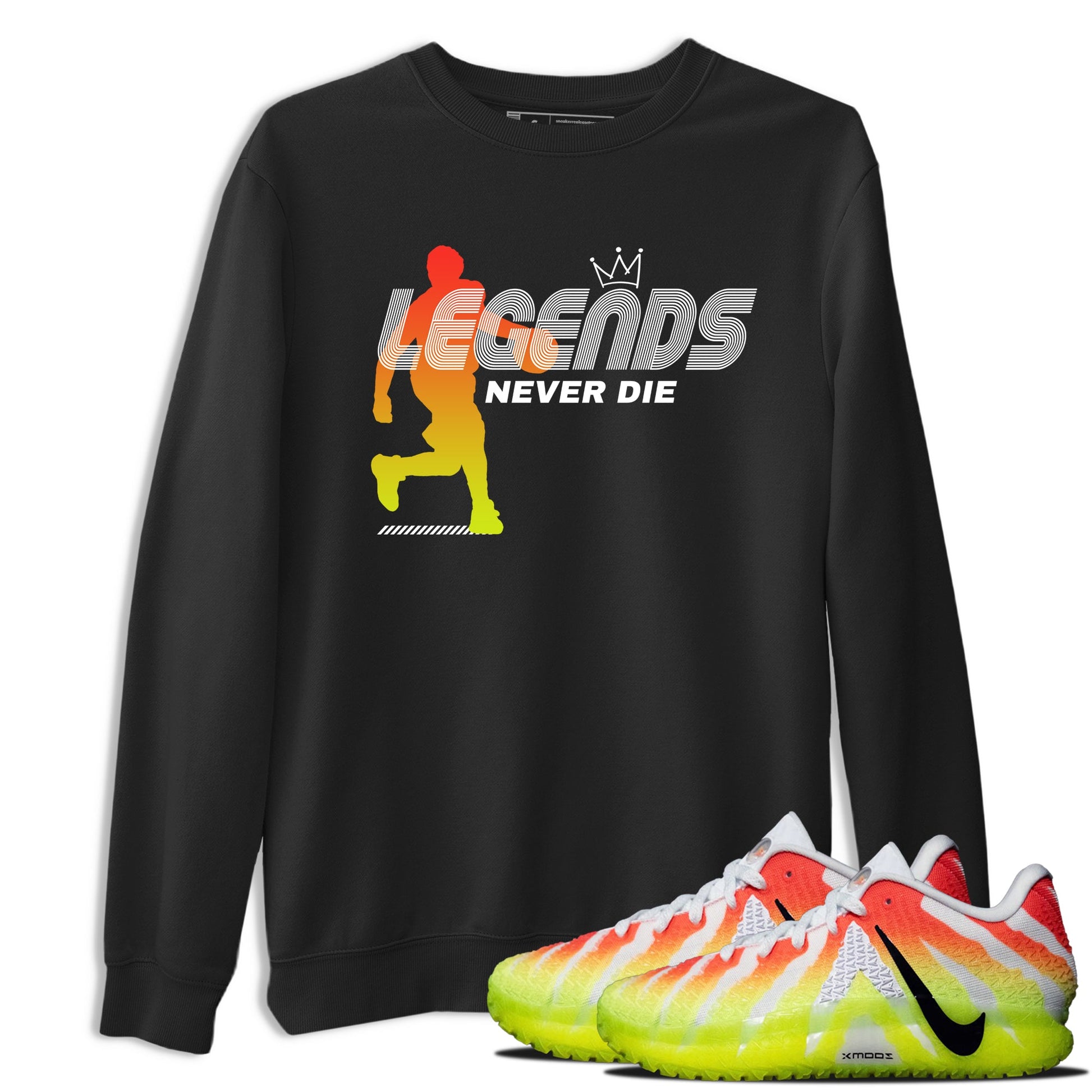 Sneaker match tees – Sneaker Tees To Match Nike JA 3 Under The Christmas Tree JA 3 'Snowed In'  Shoes – Legends Never Die Tee Black 1