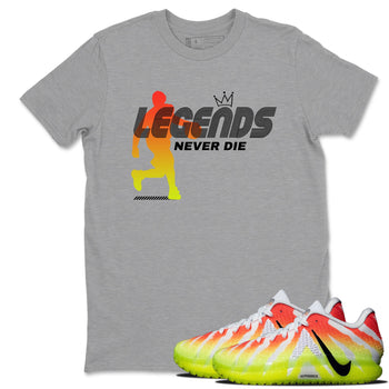 Sneaker match tees – Sneaker Tees To Match Nike JA 3 Under The Christmas Tree JA 3 'Snowed In'  Shoes – Legends Never Die Tee Heather Grey 1