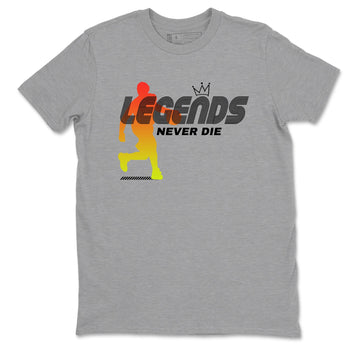 Sneaker match tees – Sneaker Tees To Match Nike JA 3 Under The Christmas Tree JA 3 'Snowed In'  Shoes – Legends Never Die Tee Heather Grey 2