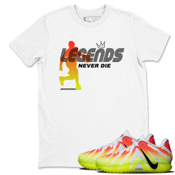 Sneaker match tees – Sneaker Tees To Match Nike JA 3 Under The Christmas Tree JA 3 'Snowed In'  Shoes – Legends Never Die Tee White 1