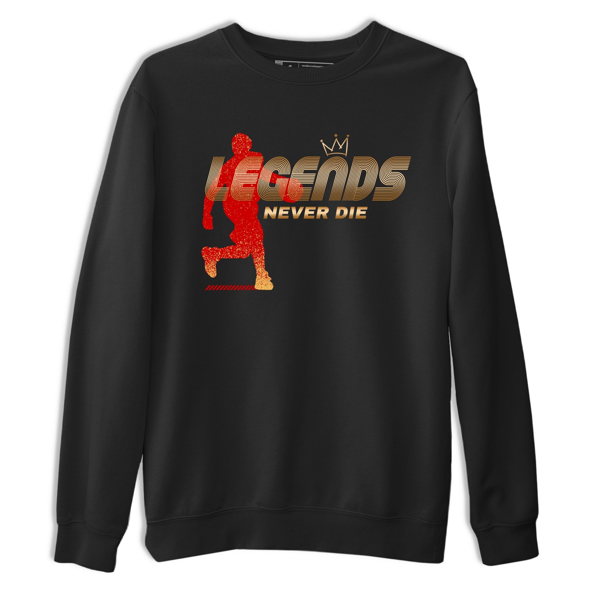 Sneaker match tees – Sneaker Tees To Match Nike KB 9 China Shoes KB 9 University Red and Metallic Gold – Legends Never Die Tee Black 2