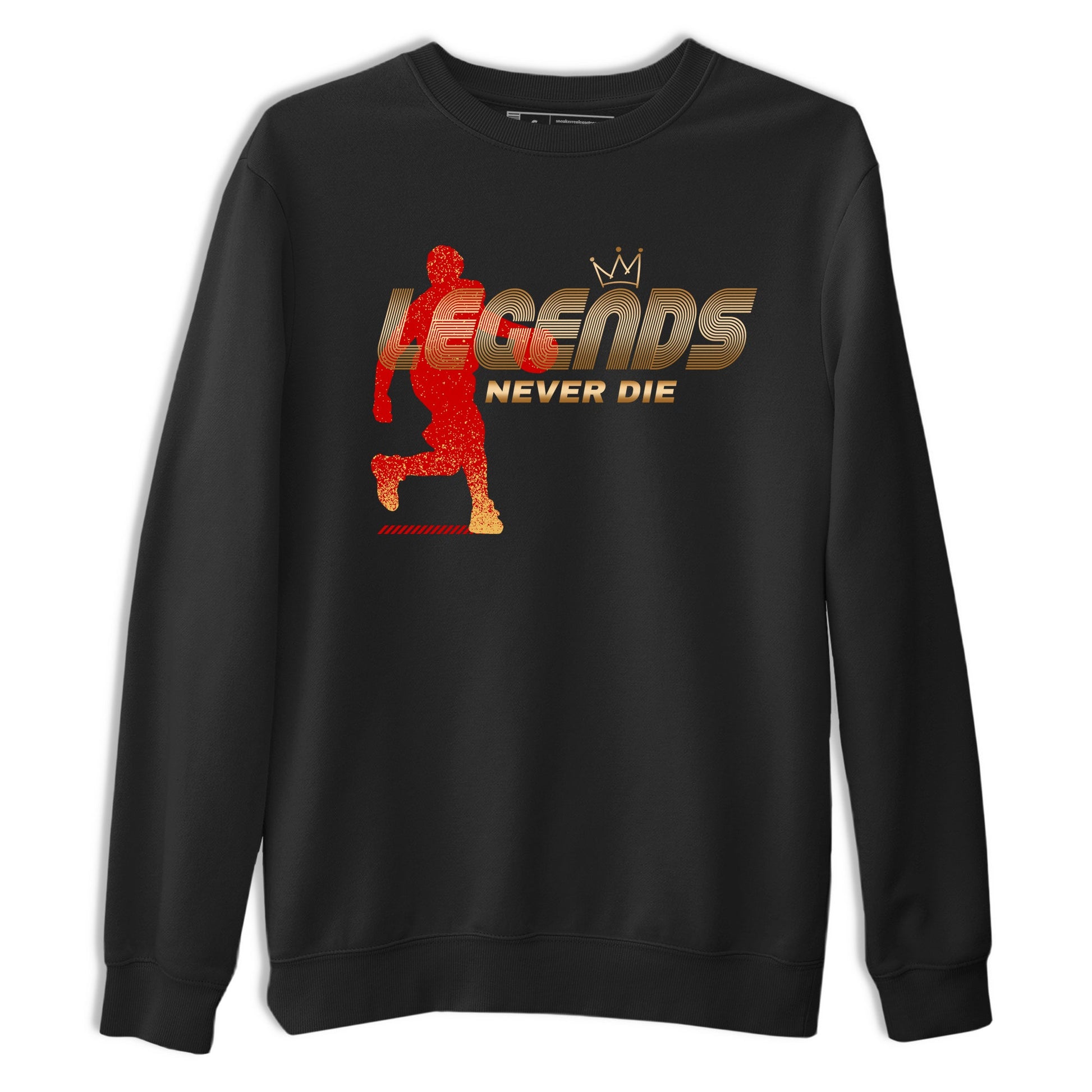 Sneaker match tees – Sneaker Tees To Match Nike KB 9 China Shoes KB 9 University Red and Metallic Gold – Legends Never Die Tee Black 2