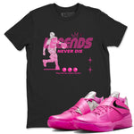 Nike KD 4 Retro Aunt Pearl shirts to match jordans Legends Never Die sneaker match tees Nike KD 4 Aunt Pearl match shoes to clothes SNRT Sneaker Tees unisex cotton Black 1 shirts