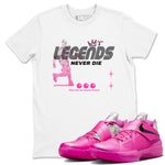 Nike KD 4 Retro Aunt Pearl shirts to match jordans Legends Never Die sneaker match tees Nike KD 4 Aunt Pearl match shoes to clothes SNRT Sneaker Tees unisex cotton White 1 shirts