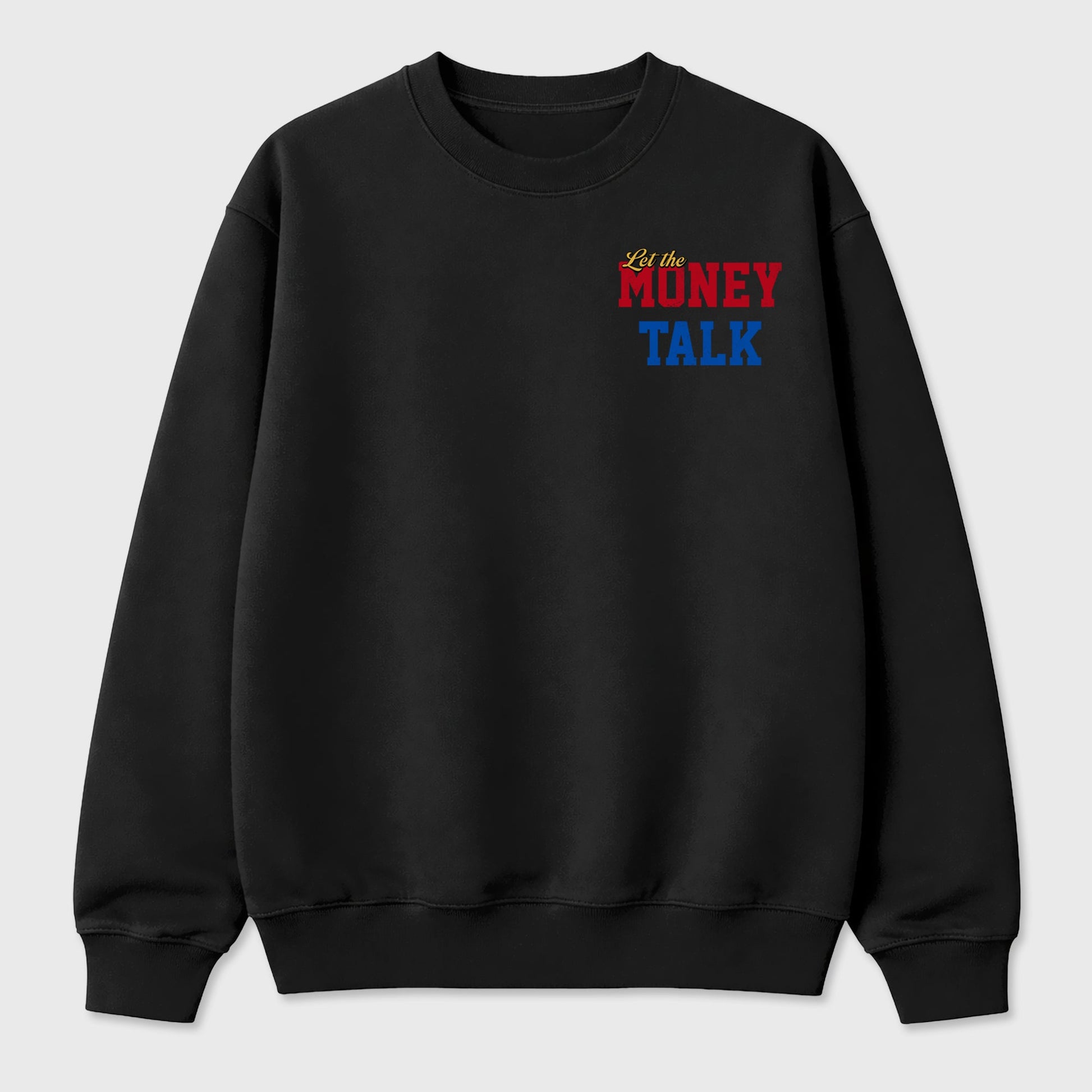 Let the Money Talk sneaker match t-shirt styled to complete your fit with the sneakers, shown in Black.