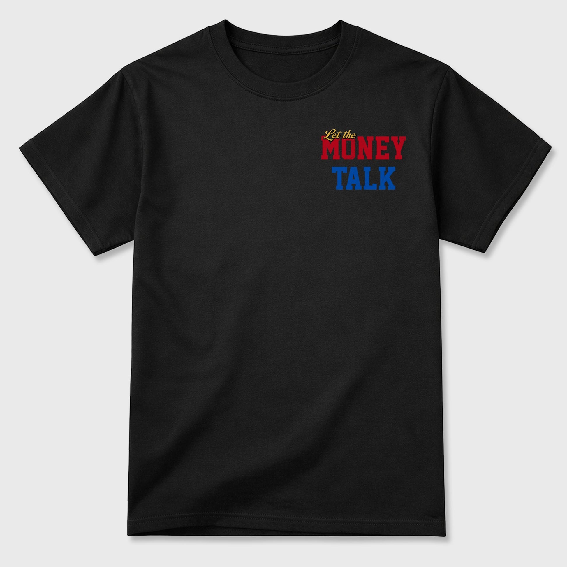 Let the Money Talk sneaker match t-shirt styled to complete your fit with the sneakers, shown in Black.