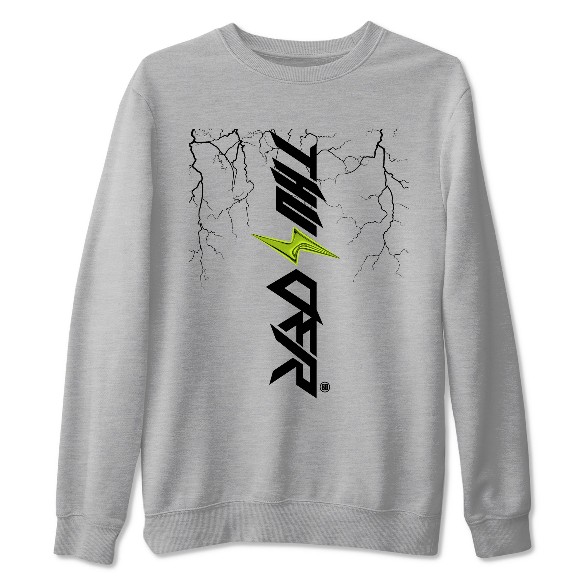 Foams One Black Volt best t shirts to wear with jordans Lightning Thunder sneaker match tees Air Foamposite One Black Volt match shoes to clothes SNRT Sneaker Tees unisex cotton Heather Grey 2 shirts