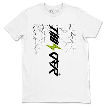 Foams One Black Volt best t shirts to wear with jordans Lightning Thunder sneaker match tees Air Foamposite One Black Volt match shoes to clothes SNRT Sneaker Tees unisex cotton White 2 shirts