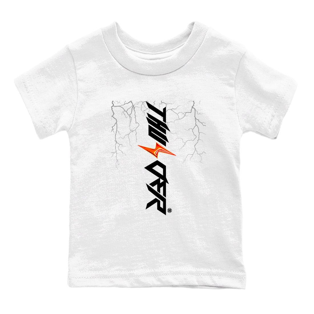 Foams One Jin shirts to match jordans Lightning Thunder sneaker match tees Air Foamposite One Jin match shoes to clothes SNRT Sneaker Tees Youth Baby White 2 tee