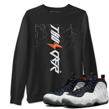 Foams One Jin shirts to match jordans Lightning Thunder sneaker match tees Air Foamposite One Jin match shoes to clothes SNRT Sneaker Tees unisex cotton Black 1 shirts