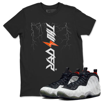 Foams One Jin shirts to match jordans Lightning Thunder sneaker match tees Air Foamposite One Jin match shoes to clothes SNRT Sneaker Tees unisex cotton Black 1 shirts